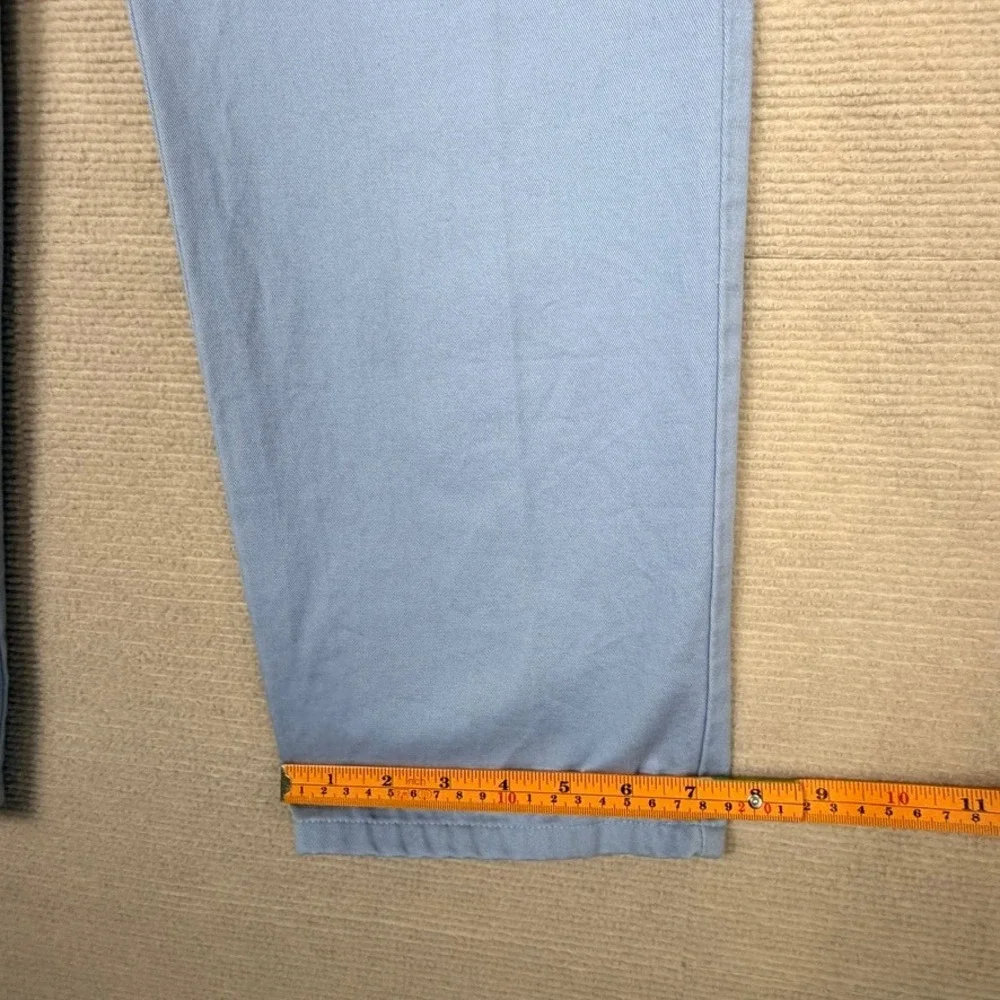 Lauren Ralph Lauren Womens High Rise Straight Leg Pants Blue Size 8